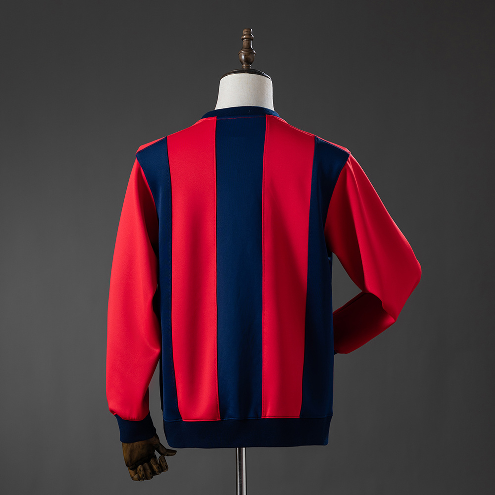 Camisa Barcelona Long-sleeved Sweatshirt - Red & Blue M-3XL Torcedor
