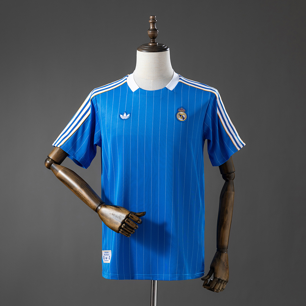 Camisa Real Madrid Terrace Icons T- Blue Torcedor