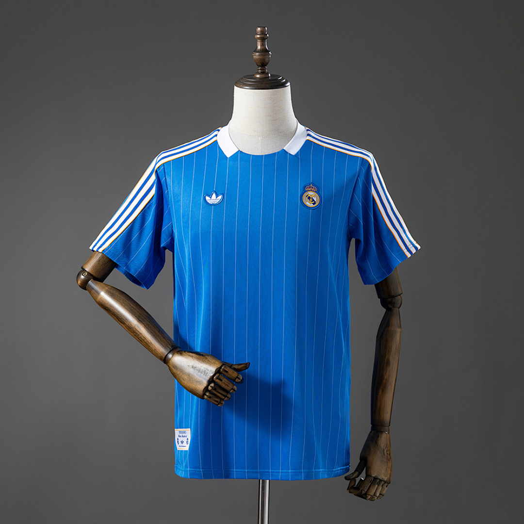 Camisa Real Madrid Terrace Icons T- Blue Torcedor