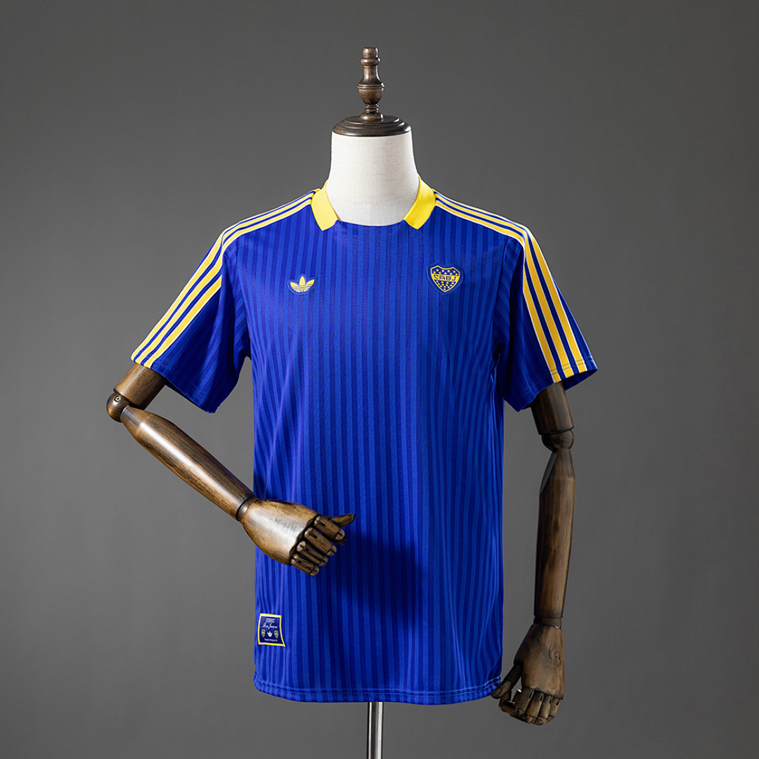 Camisa Boca Juniors Terrace Icons T- White Blue Torcedor