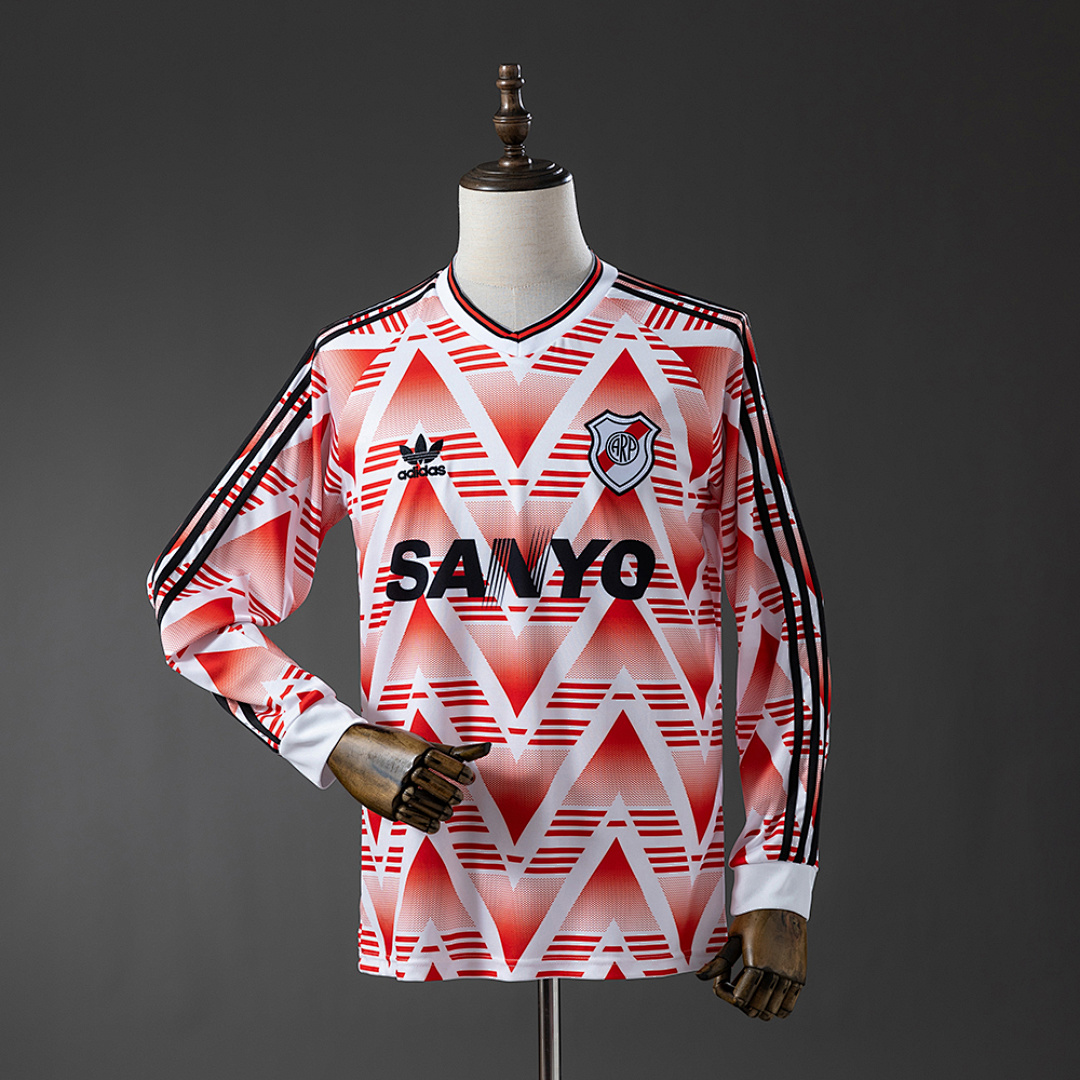 Camisa River Plate 92/93 Long-Sleeved Retro 92/93 Torcedor