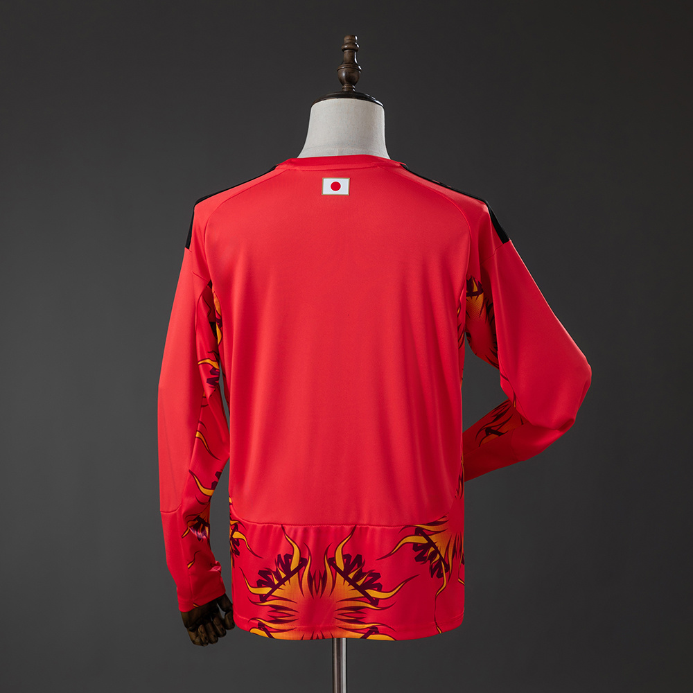 Camisa Japão 2026 GK - Red Long-Sleeved 2026 Torcedor