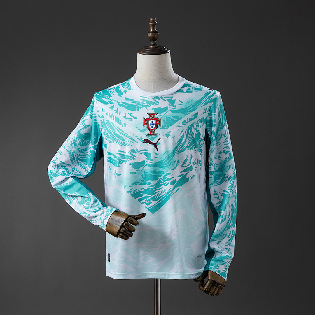 Camisa Portugal 2026 Long-Sleeved 2026 Torcedor