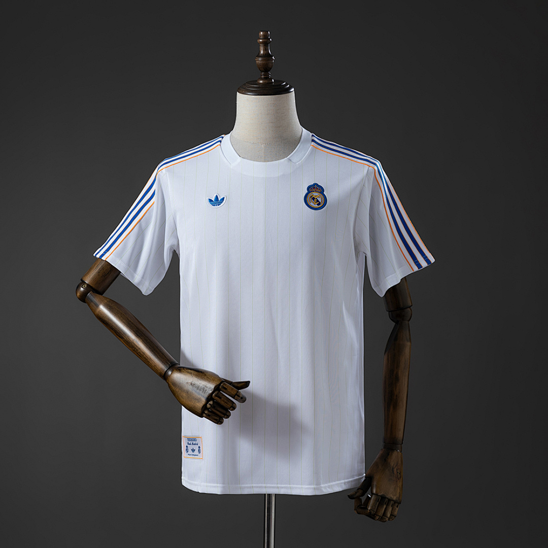 Camisa Real Madrid Terrace Icons T- White Blue Torcedor