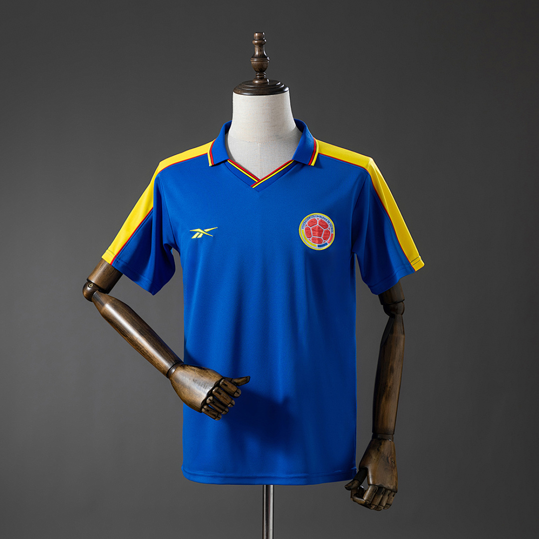 Camisa Colômbia 1998 Retro 1998 Torcedor