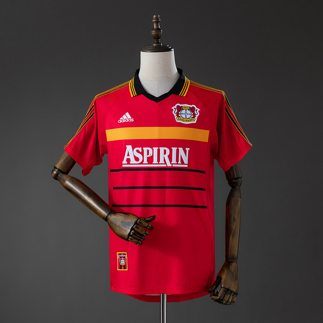 Camisa Bayer Leverkusen 98/00 Retro 98/00 Torcedor