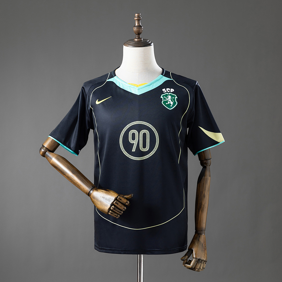 Camisa Sporting CP Total 90 Black Torcedor
