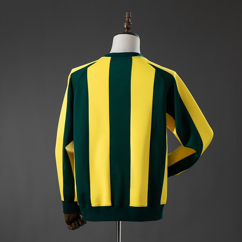 Camisa Brasil Long-sleeved Sweatshirt - Yellow & Green M-3XL Torcedor