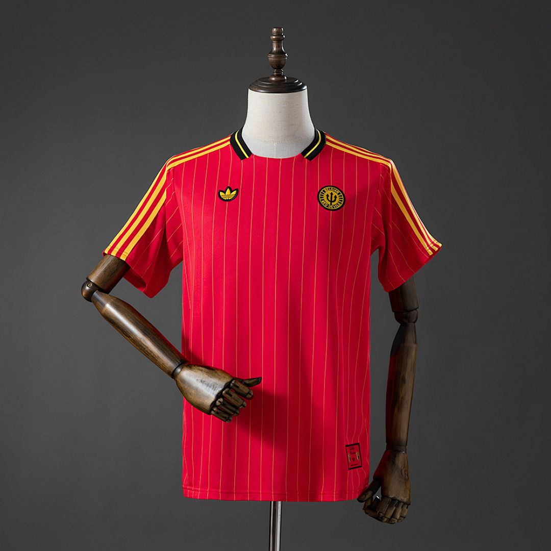 Camisa Bélgica Terrace Icons T- Red Torcedor