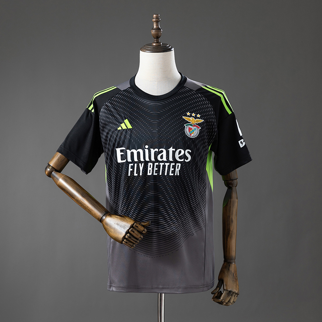 Camisa Benfica 26/27 Goalkeeper - Black - Grey 26/27 Torcedor