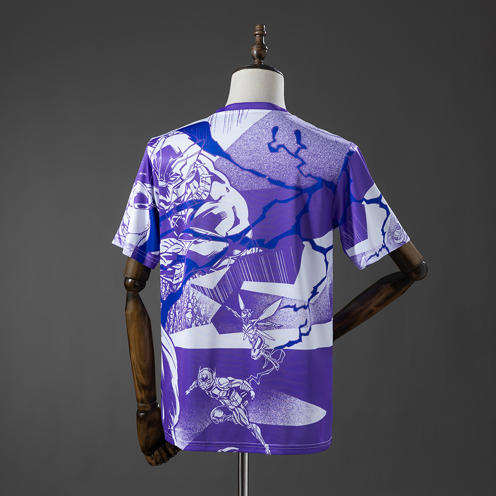 Camisa Real Madrid 25/26 Avengers - (Purple) 25/26 Torcedor