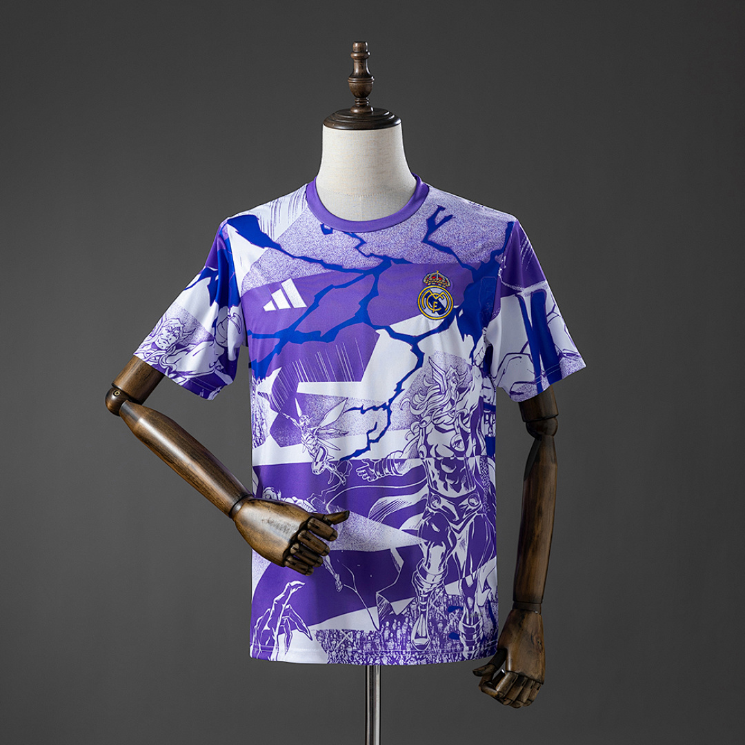 Camisa Real Madrid 25/26 Avengers - (Purple) 25/26 Torcedor